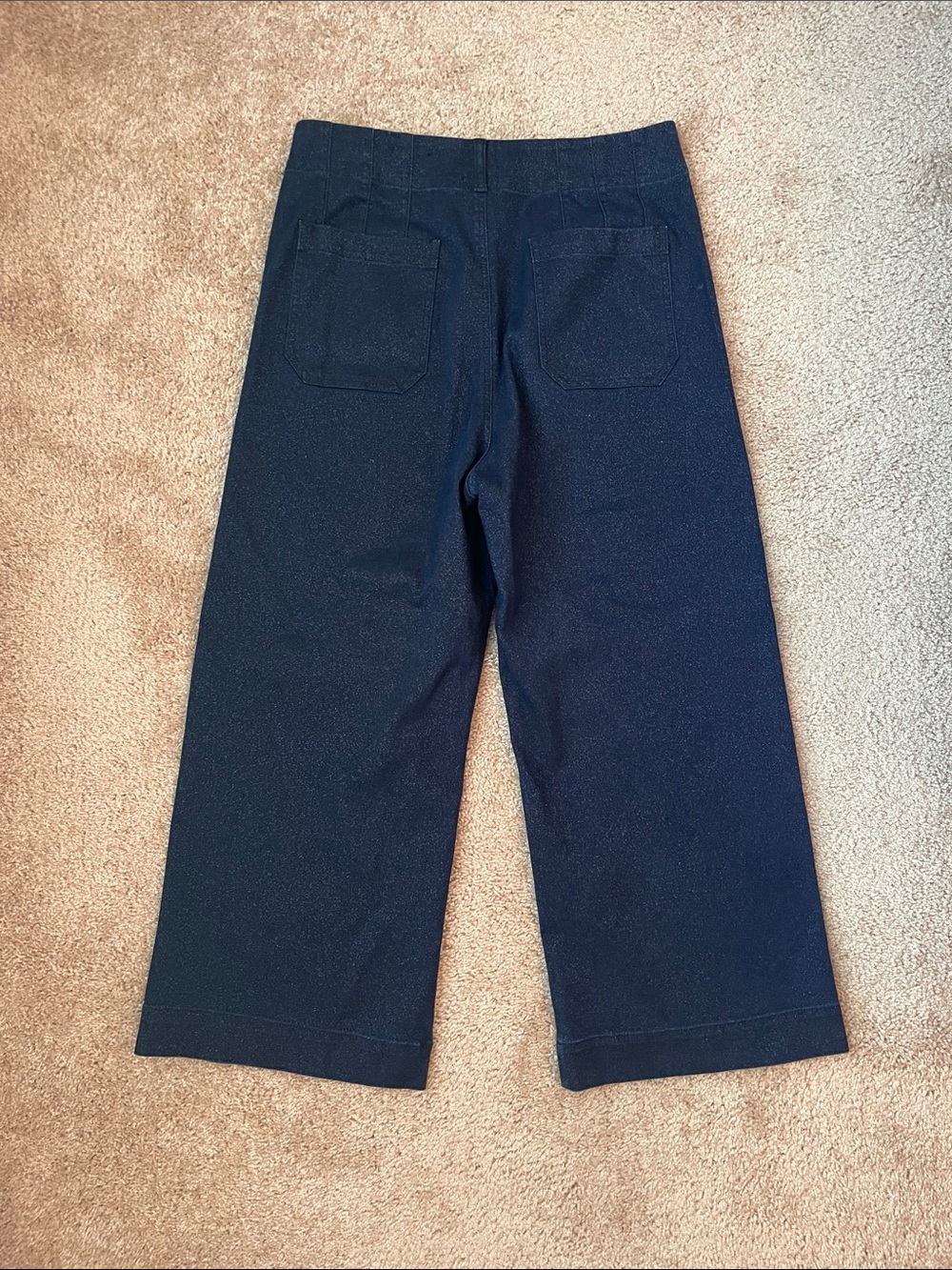 Maeve by Anthropologie The Colette Sparkle Wide Cropped Pants - Picture 8 of 13